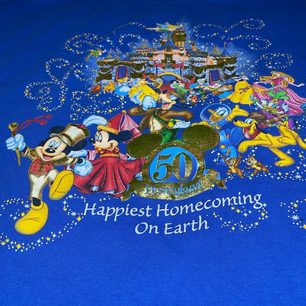 Vintage 2005 50th Anniversary Disney Tee UNISEX L - Picture 3 of 12
